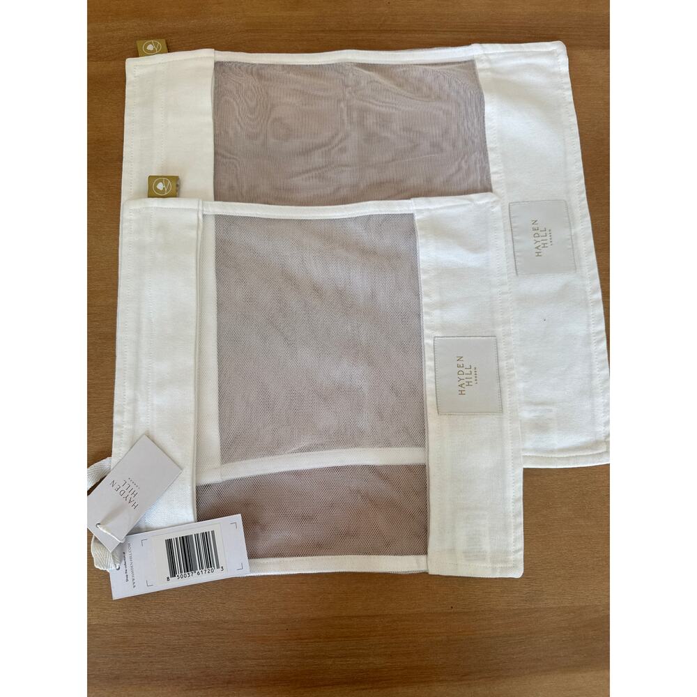 Hayden Hill luxury organic cotton wash bags NEW